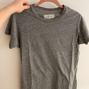 THE GREAT Boxy Crew T-Shirt in Heather Gray